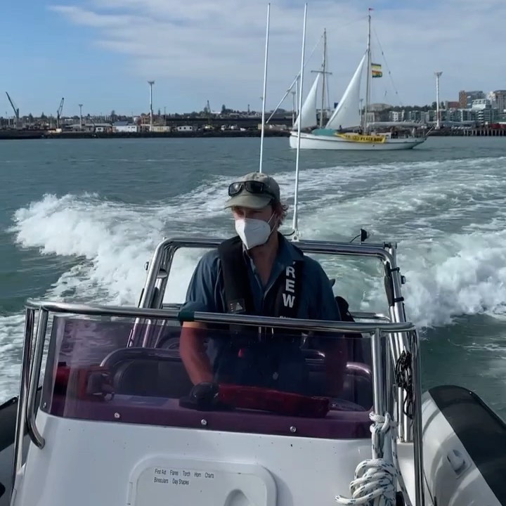 #Repost @sharronwarddirects with @make_repost
・・・
A little more #BTS of our filming for @GreenpeaceNZ as the SV Windborne headed out of Waitemata Harbour en route to Helena Bay to take part in the #Ukraine #peaceflotilla ⛵️☮️🕊#freezeoligarchassets #ukrainewar #BehindTheScenes #nzpol #RHIB